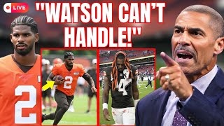 Herm Edwards says Shedeur Sanders vs. Deshaun Watson QB1 race 'ISN'T EVEN CLOSE  WATSON IN TROUBLE!