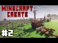 Minecraft All of Create: Fabrica de hierro con miel y lava