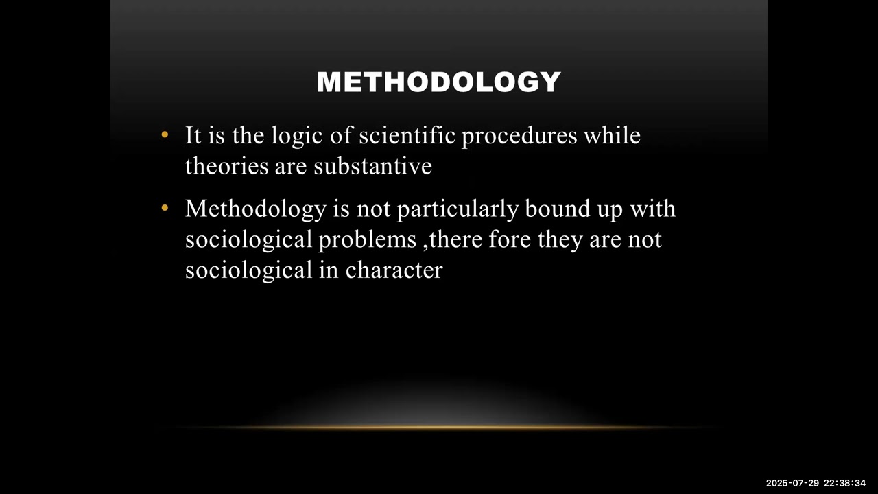 BSOC 112 BA SOCIOLOGY unit 2-class-3 SOCIOLOGICAL THEORY