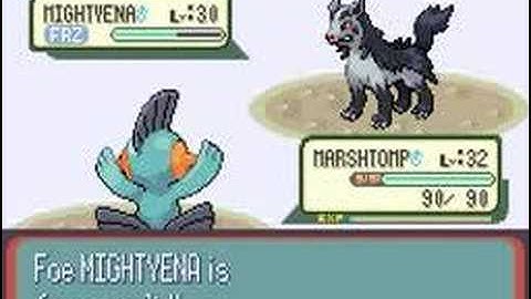 Pokemon Ruby - Zander vs. Magma Admin Tabitha (1st time)