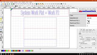 TruCUT RDWorks System Work Plats Key Settings (Part 2) System Work Plate Mini-Series