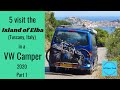 Family of 5 visit the Island of Elba (Tuscany, Italy) in a VW Camper