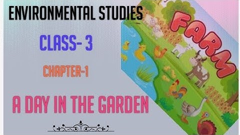 3rd EVS chapter-1 A Day In The Garden