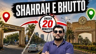 Shahrah-e-Bhutto LIVE Drive Test | Time, Traffic & Speed