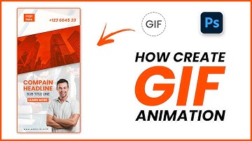 Photoshop Tutorial: How to make an #GIF Animation - Create & Export animated Ads banner & posters