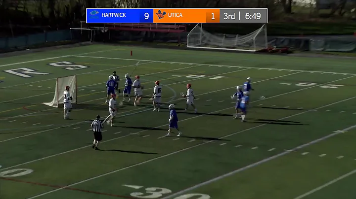 Utica's Dale Wagner Scores Against Hartwick