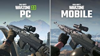 Warzone Mobile VS Warzone 2.0 PC | Side by Side Comparison