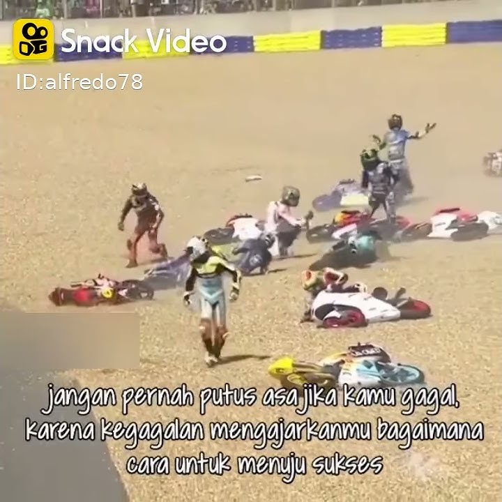 Story wa moto gp  kecelakaan