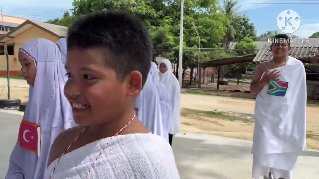 กิจกรรมต้อนรับวันรายออิดิลอัฎฮา ปี 1445 ฮ.เกี่ยวกับการสาธิตประกอบการทำฮัจย์