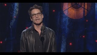 Pat Monahan of Train Inducts Journey into the Rock & Roll Hall of Fame | 2017 Induction