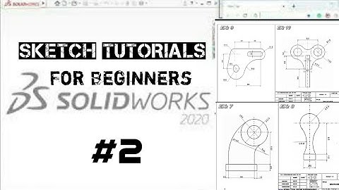 Solidworks sketch tutorials. Exercise 06-10 2d sketch, practice tips, shortcuts,  solidworks 2020