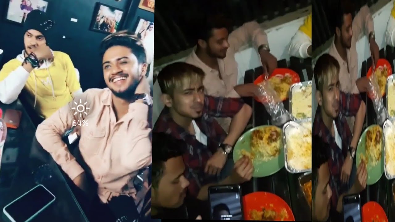 AJAZ KHAN DINNER WITH TEAM 07 || BEST TIK TOK WITH AJAZ KHAN || TIK TOK INDIAN CLUB