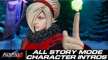 The King of Fighters XV - All Story Mode Character Intros