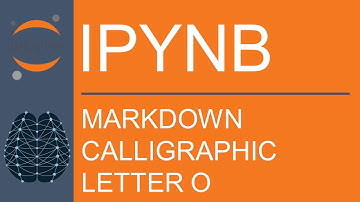 Jupyter Notebook | Markdown | LaTeX | How to Add A Calligraphic Letter O Using LaTeX Code