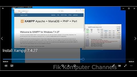 Install Xampp 7.4.27