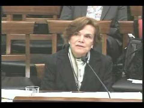 Sylvia Earle testifies before Select Committee