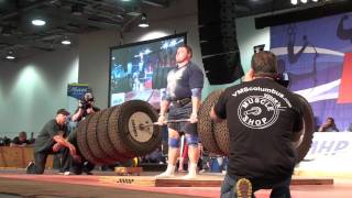 Zydrunas Savickas - World Record - 1,110.5lb Tire Deadlift