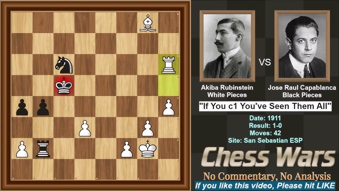 Akiba Rubinstein VS Alexander Alekhine