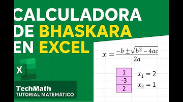 Crea una Calculadora de Bhaskara en Excel | Fórmula Cuadrática Paso a Paso