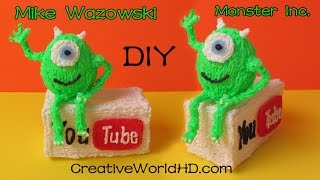 How to Make Mike Wazowski - 3D Printing Pen Creations/Scribbler DIY Tutorial