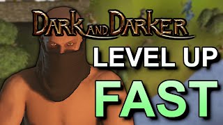 HOW TO LEVEL FAST ON ROGUE - Dark and Darker