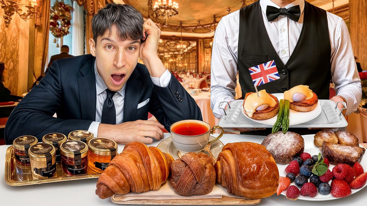 PROVO la colazione nell'HOTEL di LUSSO più ANTICO del MONDO - Ritz Londra