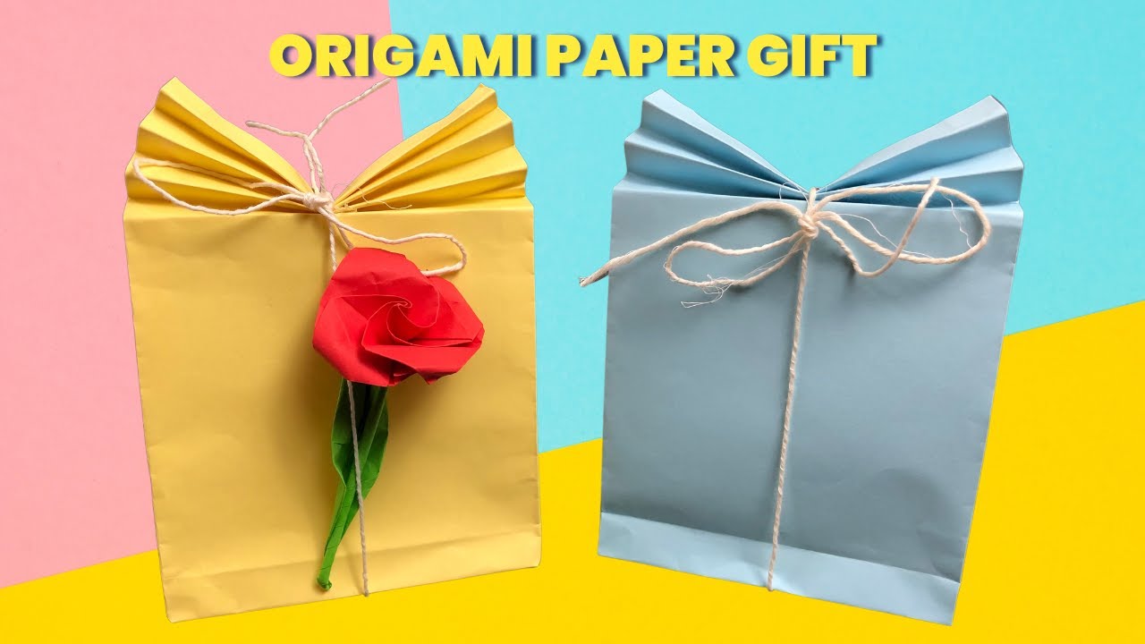 Easy Origami Gift Bag Origami Paper Gift DIY Origami Paper Craft