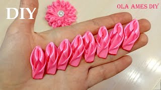 В Них Можно Влюбиться 😍 КРАСИВЫЕ ЦВЕТЫ из ЛЕНТ - ЛЕГКО😍 DIY Ribbon Flowers/ Flores de Fita/ Ola ameS