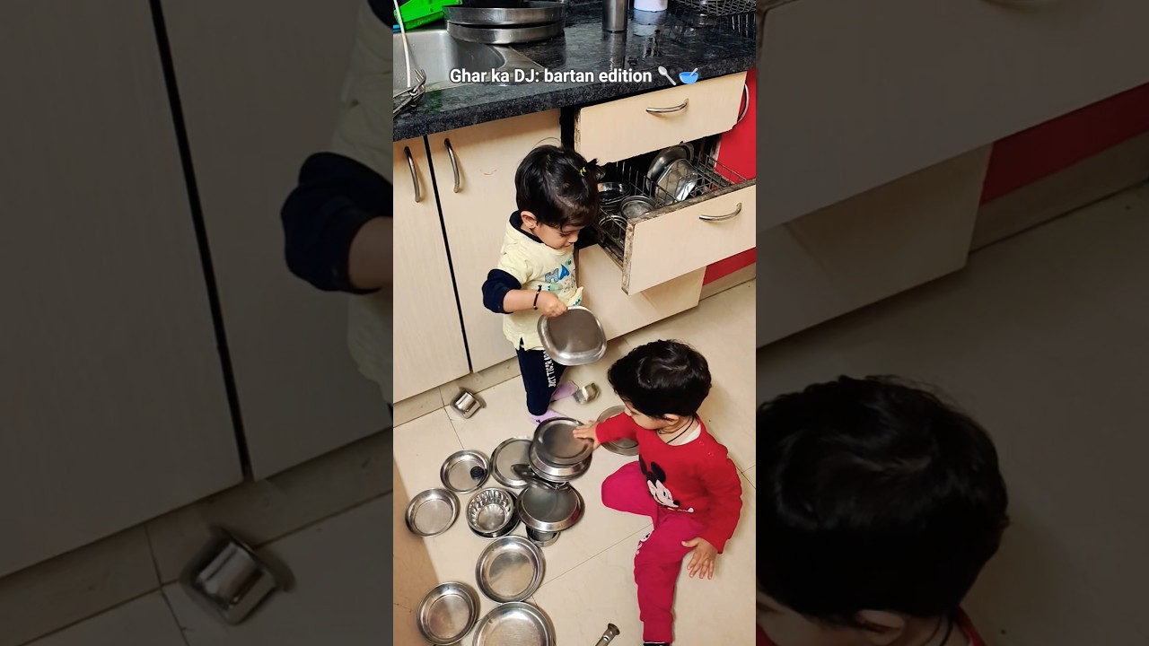 Ghar ka DJ: bartan edition 🥄🥣 