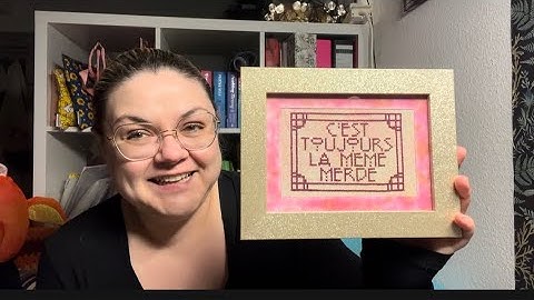 Flosstube #29 - FOs, FFO and a few WIPs 