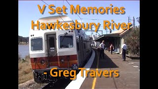 Australian Railways Nsw V Set Memories At Hawkesbury River In 2001& 2003. Vale V Sets North. 4K.