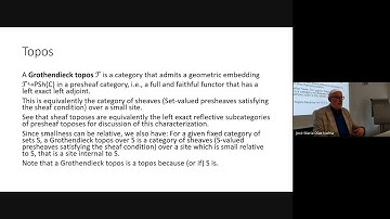 7 Keynote: "Topos-Theoretical Aspects of Semantic Coherence in gL" Part 1 by Rainer Zimmermann