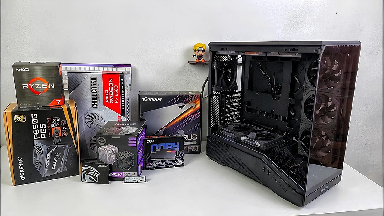 Building a PC from scratch with a Ryzen 7 5700X + RX 6600 (Gaming