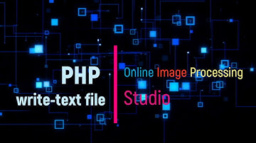 How to write text file in php