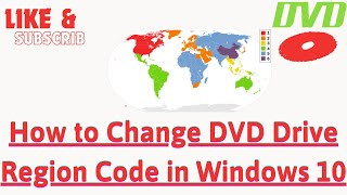 How to Change DVD Drive Region Code in Windows 10