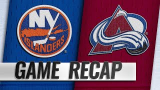 Balanced offense leads Islanders to 4-1 win vs. Avs