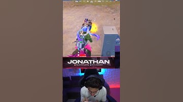 Jonathan never fails in pure 1v1 fight🔥 #shorts #bgmi #jonathan