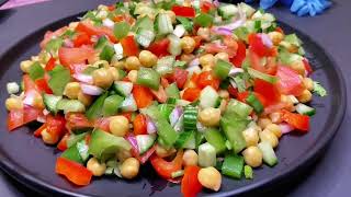 High Protein Healthy Chickpea Salad