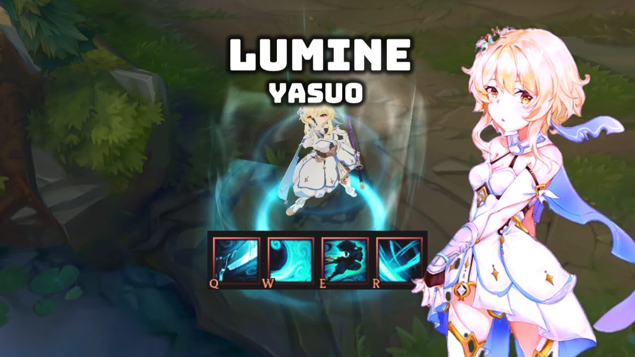 Lumine Yasuo custom skin - League of Legends 