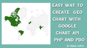 Easy way to create GEO Chart with Google Chart API PHP and PDO