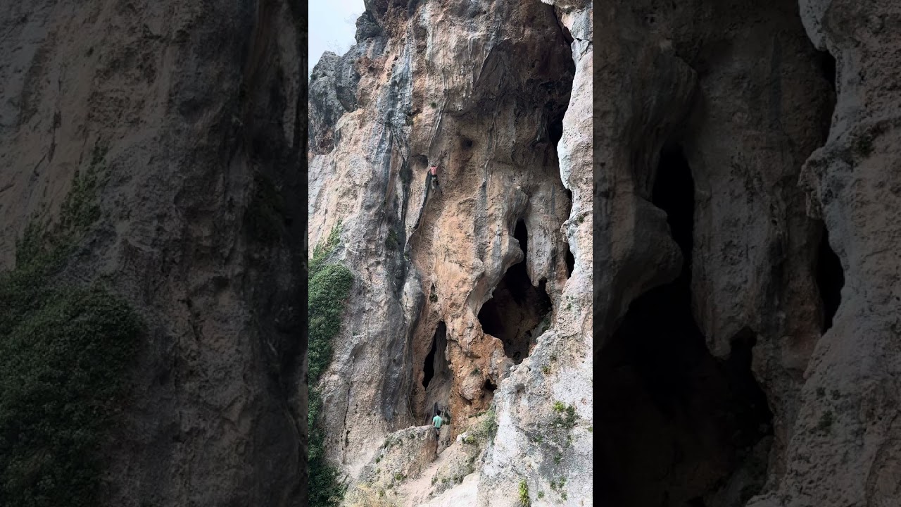 Pumping on big mothers’s breasts 7c+, Trebenna, Geyikbayiri, Turkey