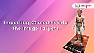 Importing 3D models into the Image Targets | Codegnan |Building 3D Dance Model using AR | Part-2