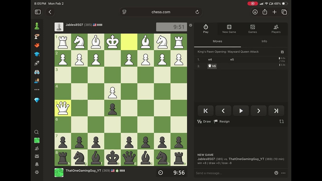 Daily Chess Game: Day 19