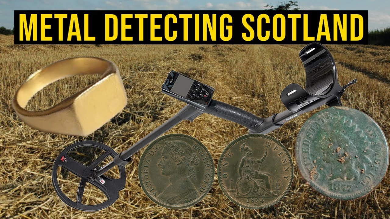 Metal detecting scotland Gold ring & an indian head detecting ancient