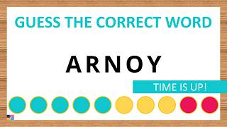 [Scrambled Word Game] Can You Unscramble These Words? 5 Letters screenshot 5