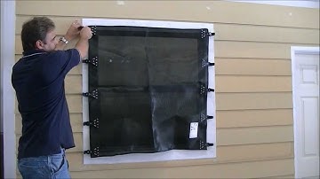 Hurricane Fabric Installation Video