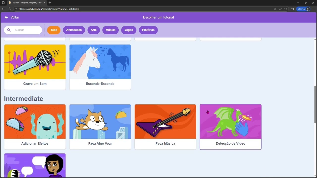 2 - Apresentando a plataforma Scratch