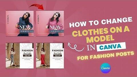 How to Try Clothes on a Model in Canva for Fashion Posts | Best AI Outfit Changer