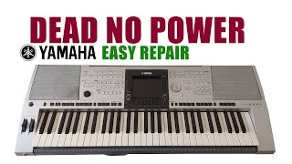 How to repair Yamaha PSR 3000 dead no power - solved
