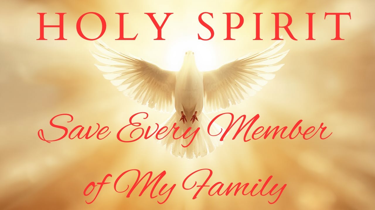 HOLY SPIRIT, SAVE EVERY MEMBER OF MY FAMILY